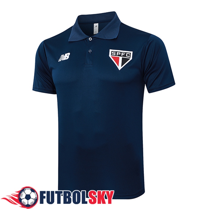 Camiseta Polo Sao Paulo FC Azul marino 2024/2025