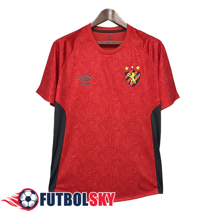 Camiseta Entrenamiento Sport Recife Rojo/Negro 2024/2025