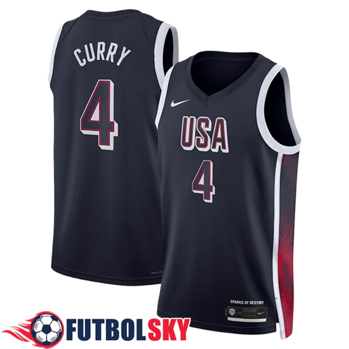 Camisetas USA (CURRY #4) 2024/25 Negro