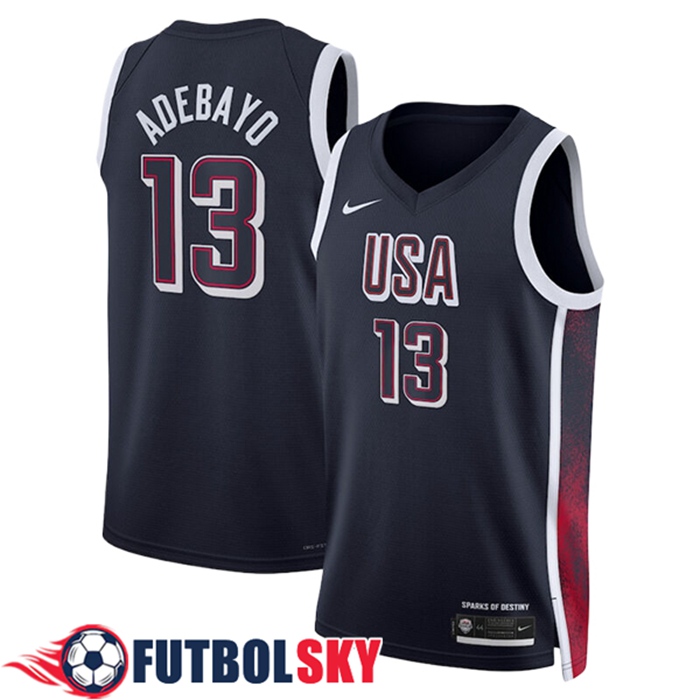 Camisetas USA (ADEBAYO #13) 2024/25 Negro