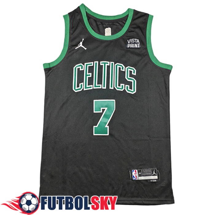 Camisetas Boston Celtics (BROWN #7) 2024/25 Verde/Negro