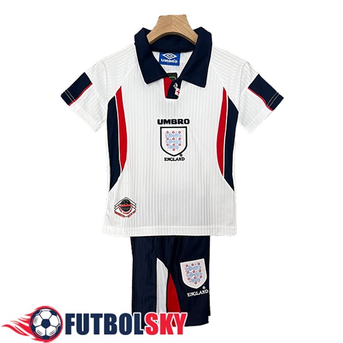 Camisetas De Futbol Inglaterra Retro Ninos Primera 1998