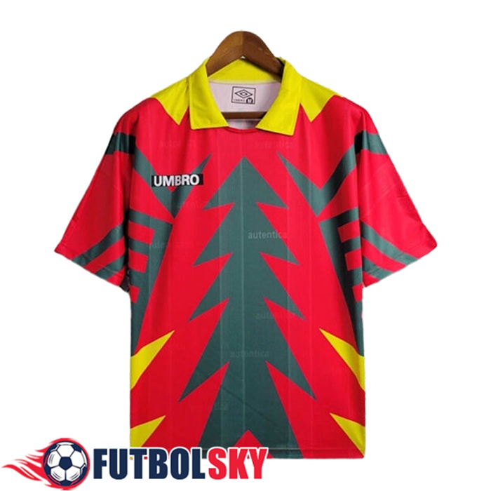 Camisetas De Futbol México Retro Portero Rojo/Verde 1998