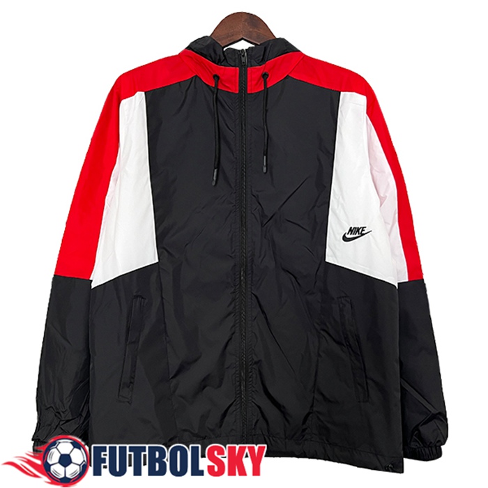 Rompevientos Nike Negro/Rojo/Blanco 2024/2025