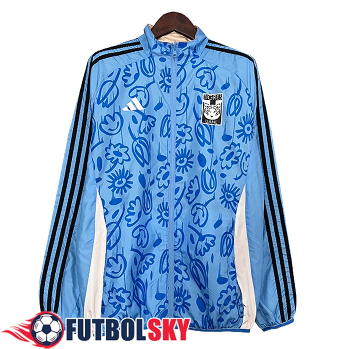 Rompevientos Tigres UANL Azul/Blanco/Negro 2024/2025