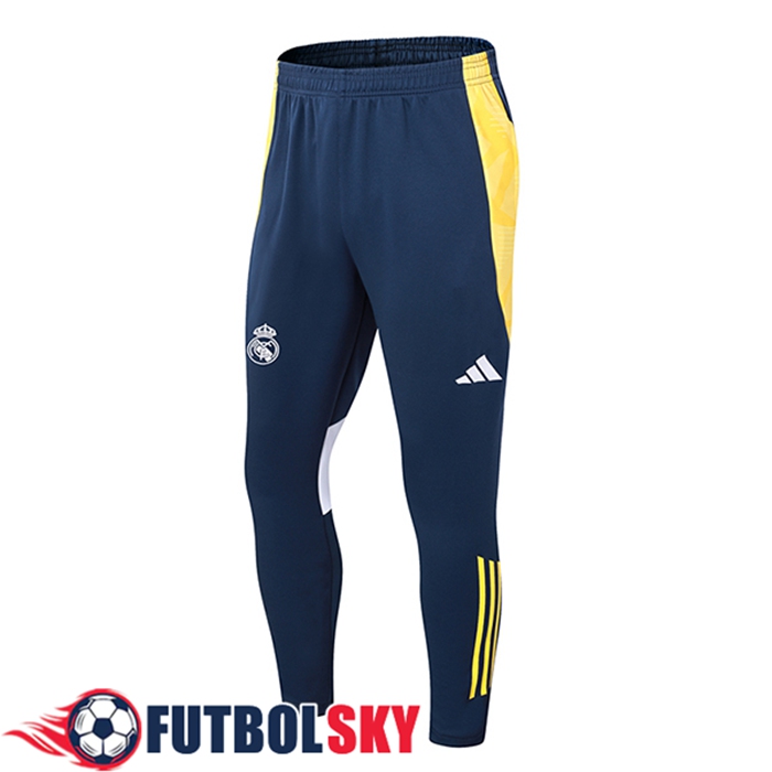 Pantalon Entrenamiento Real Madrid Azul/Amarillo 2024/2025 -02