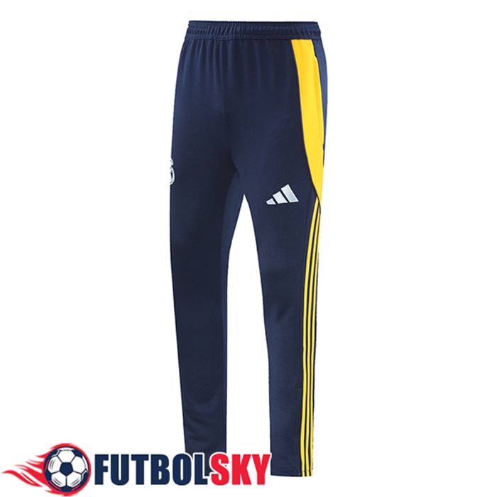 Pantalon Entrenamiento Real Madrid Azul/Amarillo 2024/2025 -03