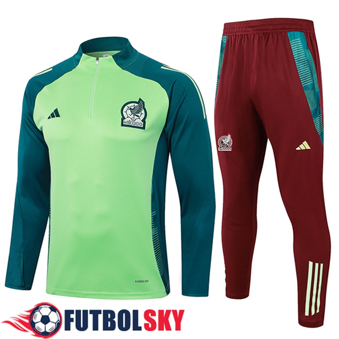 Chandal Equipos De Futbol México Verde/Marrón 2024/2025