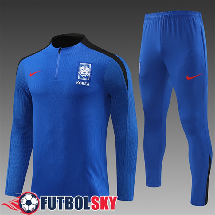 Chandal Equipos De Futbol Corea Del Sur Ninos Azul/Negro 2024/2025