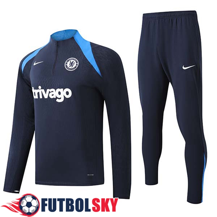 Chandal Equipos De Futbol FC Chelsea Ninos Negro/Azul 2024/2025