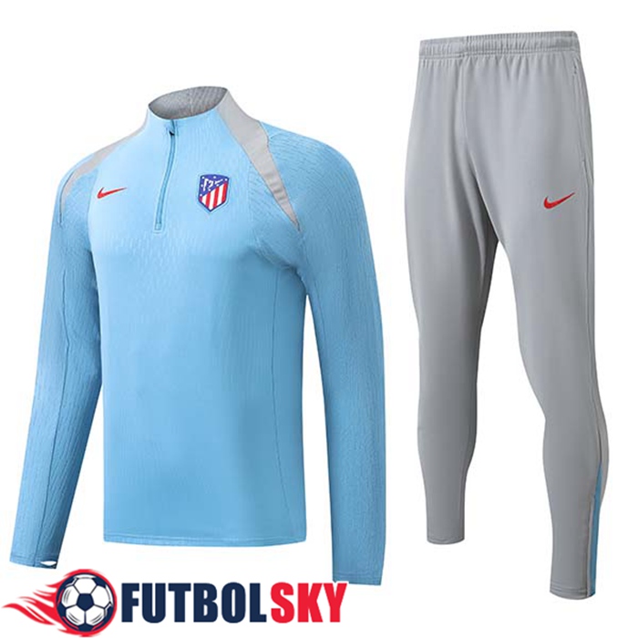 Chandal Equipos De Futbol Atletico Madrid Ninos Azul Claro 2024/2025 -02