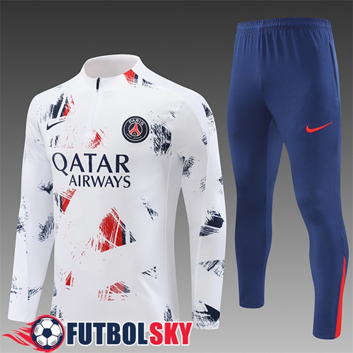 Chandal Equipos De Futbol PSG Ninos Blanco 2024/2025
