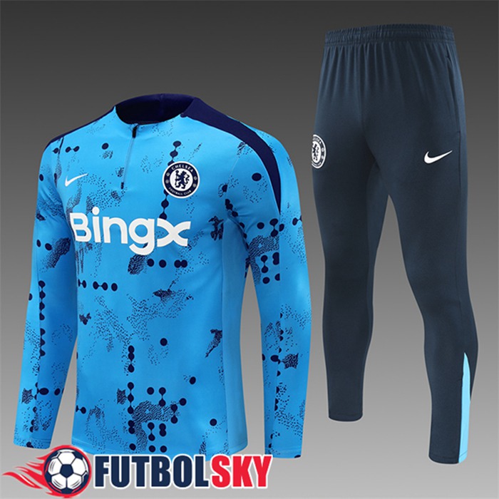 Chandal Equipos De Futbol FC Chelsea Ninos Azul Claro 2024/2025