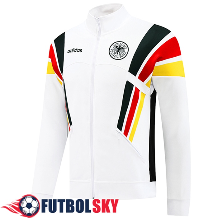 Chaquetas Futbol Alemania Blanco 2024/2025 -02