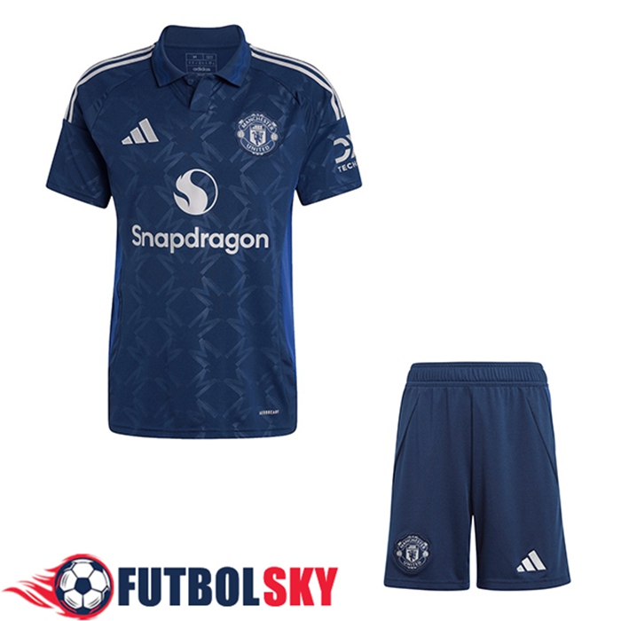 Nueva Camisetas De Futbol Manchester United Ninos Segunda 2024/2025