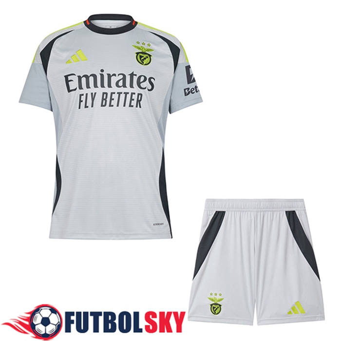 Nueva Camisetas De Futbol Benfica Ninos Tercera 2024/2025