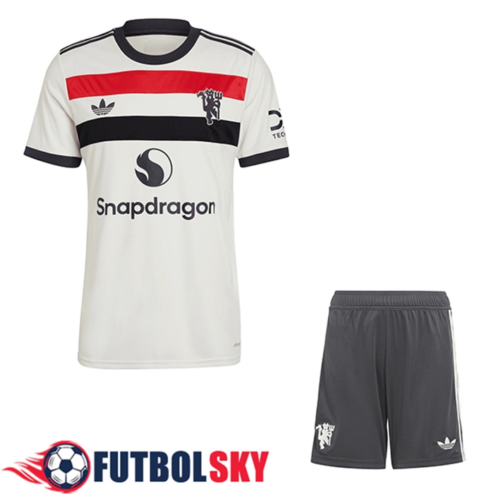 Nueva Camisetas De Futbol Manchester United Ninos Tercera 2024/2025