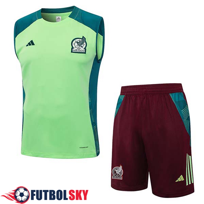 Camiseta Entrenamiento sin mangas México Verde 2024/2025