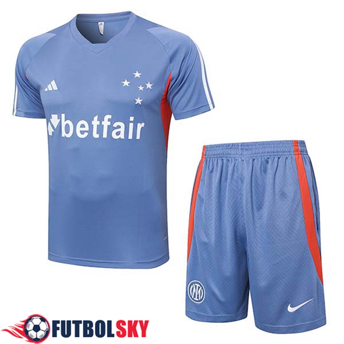 Camiseta Entrenamiento Cruzeiro Gris/Naranja 2024/2025