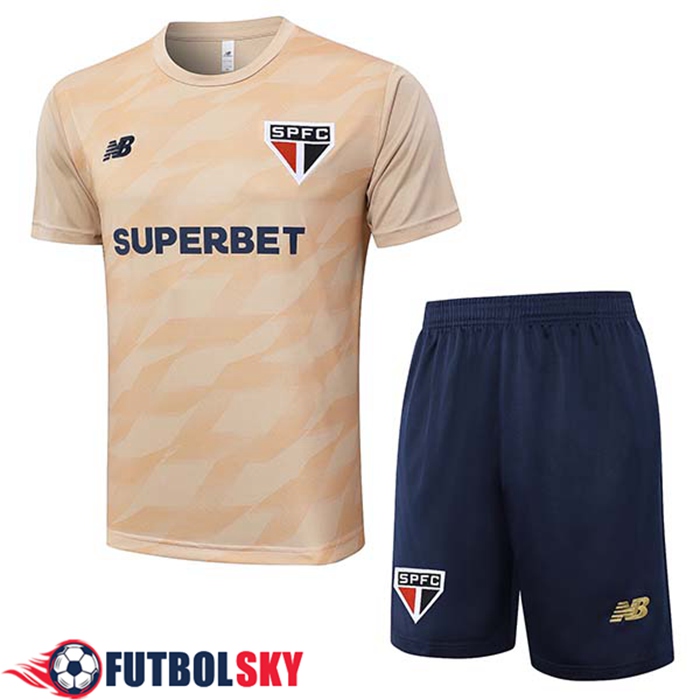 Camiseta Entrenamiento Sao Paulo FC Marrón 2024/2025
