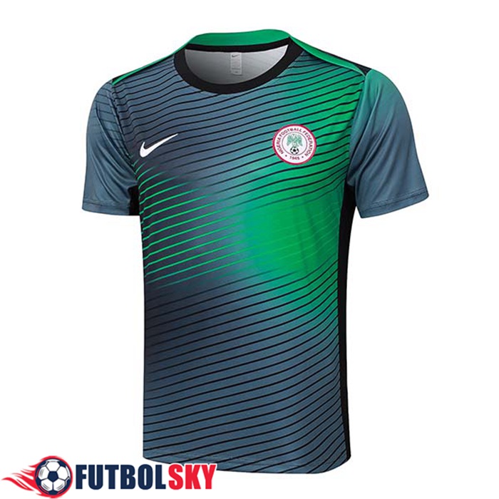 Camiseta Entrenamiento Nigeria Negro/Verde 2024/2025