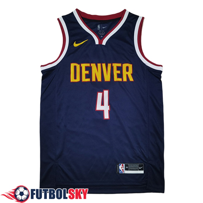 Camisetas Denver Nuggets (WESTBROOK #4) 2024/25 Azul Oscuro