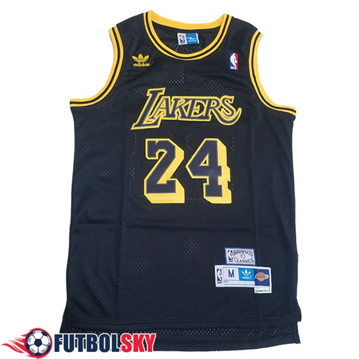 Camiseta Los Angeles Lakers (BRYANT #24) 2024/25 Nero/Giallo