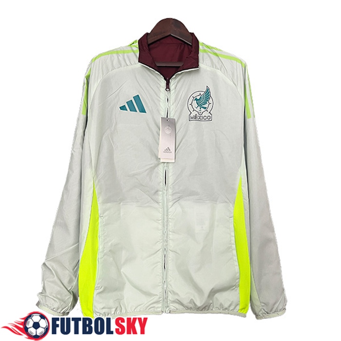 Rompevientos México Blanco/Amarillo 2024/2025