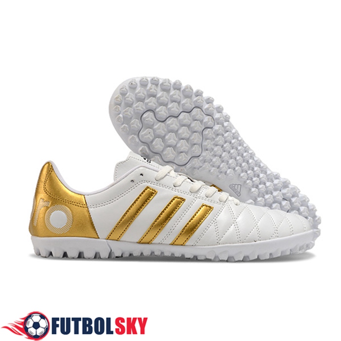 Adidas Botas De Fútbol X GHOSTED.4 TF Blanco/Amarillo