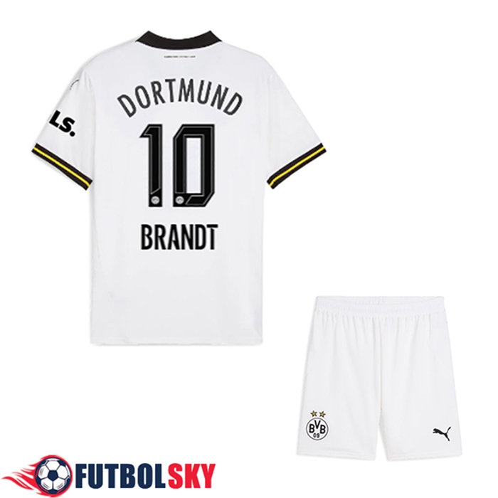 Camisetas De Futbol Dortmund BVB (BRANDT #10) Ninos Tercera 2024/2025