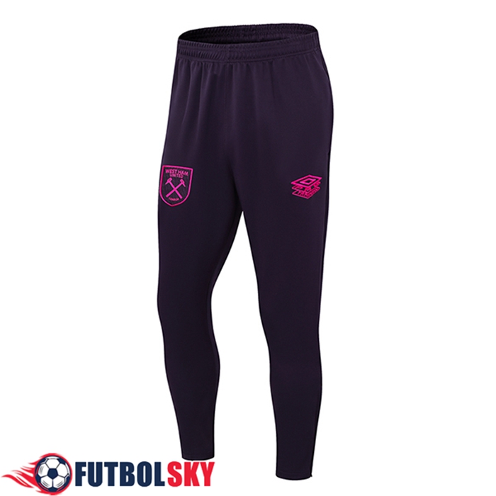 Pantalon Entrenamiento West Ham Violeta 2024/2025