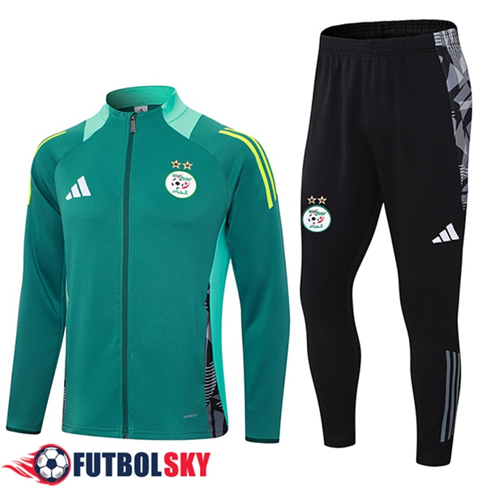 Chandal Equipos De Futbol Chaqueta Algeria Verde 2024/2025