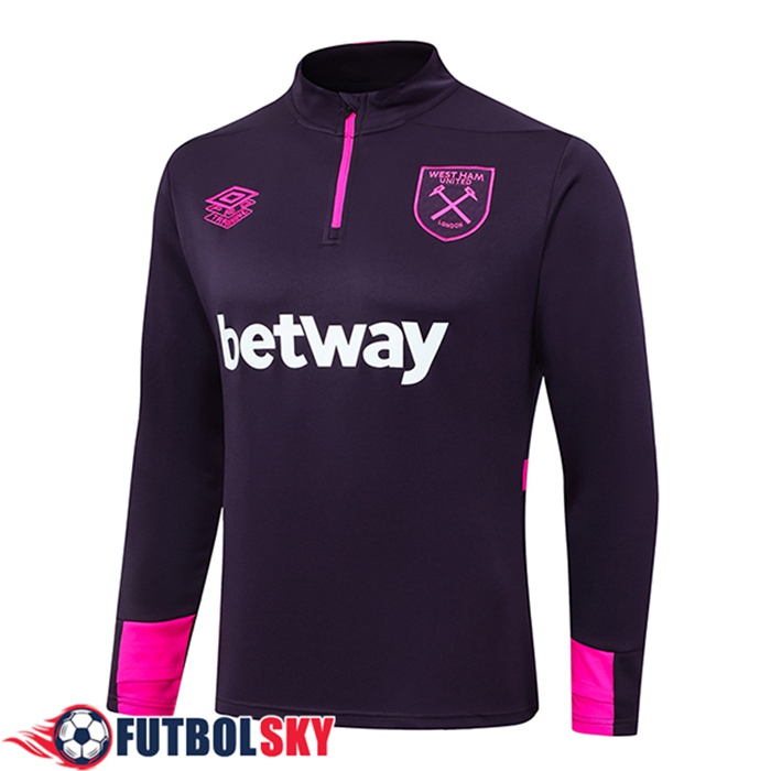 Sudadera De Entrenamiento West Ham Violeta 2024/2025