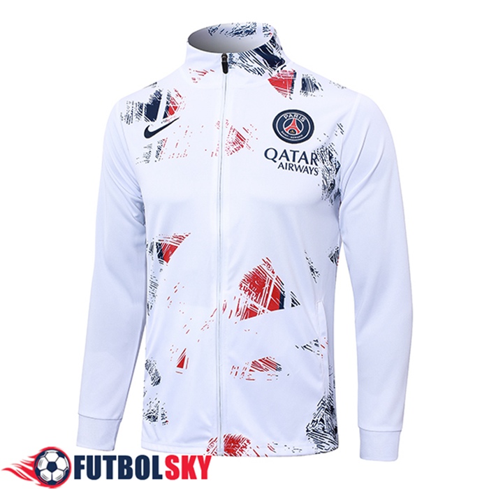 Chaquetas Futbol PSG Blanco 2024/2025