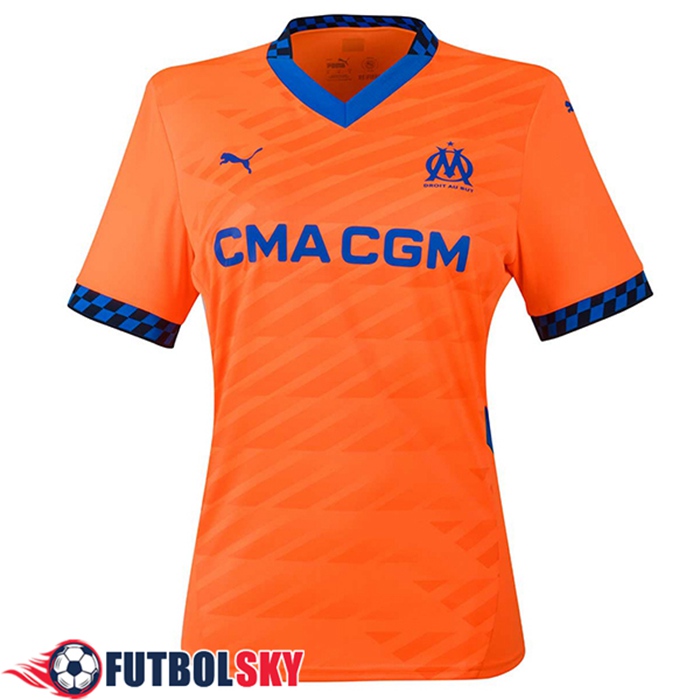 Nueva Camisetas De Futbol Marsella OM Mujer Tercera 2024/2025