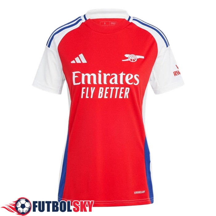 Nueva Camisetas De Futbol Arsenal Mujer Primera 2024/2025