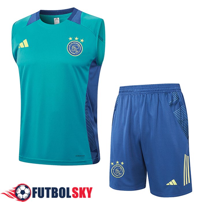 Camiseta Entrenamiento sin mangas Ajax Verde/Azul 2024/2025