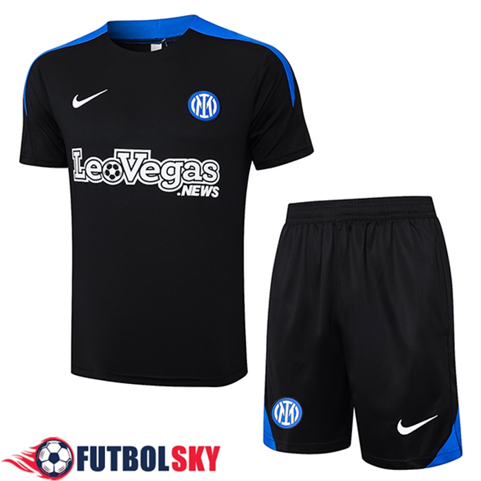 Camiseta Entrenamiento Inter Milan Negro/Azul 2024/2025