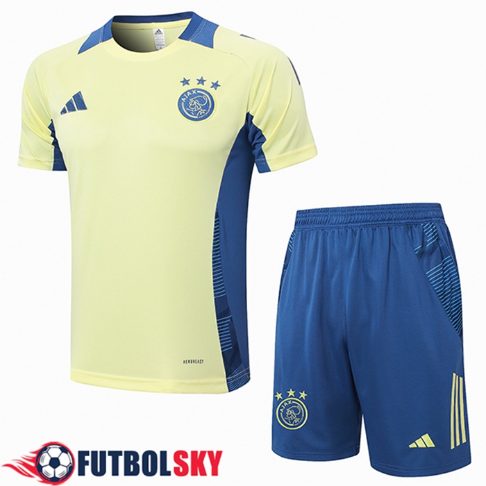Camiseta Entrenamiento Ajax Amarillo/Azul 2024/2025