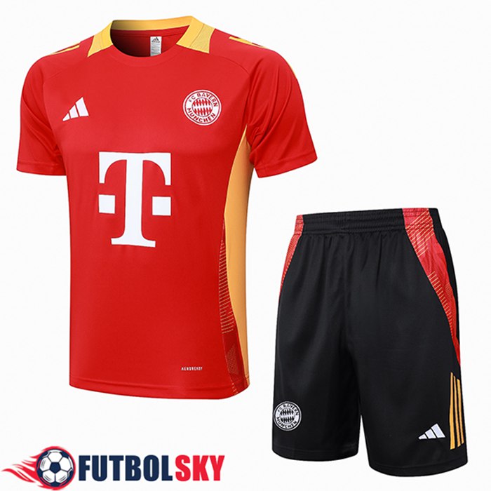 Camiseta Entrenamiento Bayern Munich Rojo/Amarillo 2024/2025