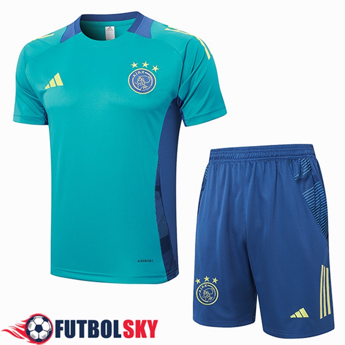 Camiseta Entrenamiento Ajax Verde/Azul 2024/2025