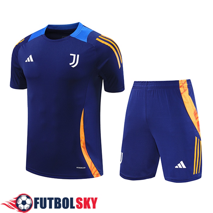 Camiseta Entrenamiento Juventus Azul/Orang 2024/2025
