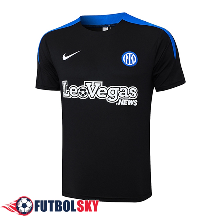 Camiseta Entrenamiento Inter Milan Negro/Azul 2024/2025