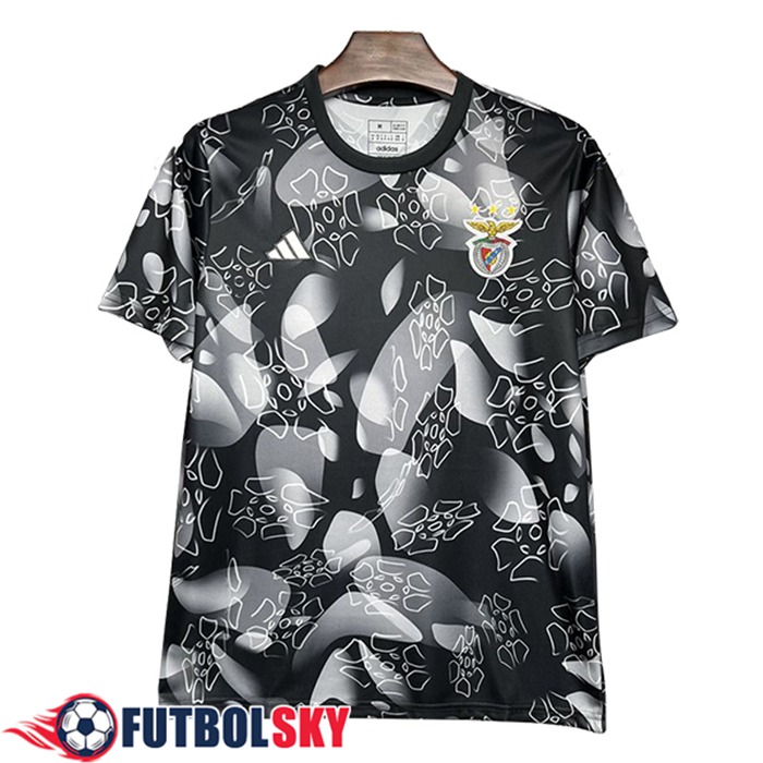 Camiseta Entrenamiento S.L.Benfica Negro/Gris 2024/2025