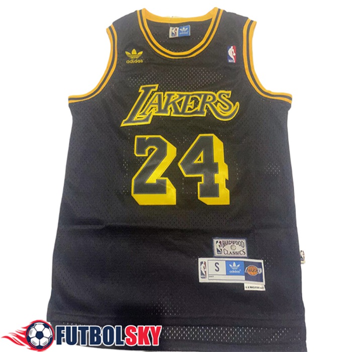 Camisetas De Futbol Los Angeles Lakers (BRYANT #24) 2024/25 Negro/Amarillo -02