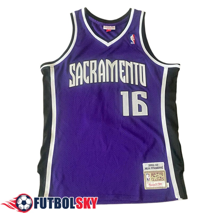 Camisetas De Futbol Sacramento Kings (STOJAKOVIC #16) 2024/25 Violeta