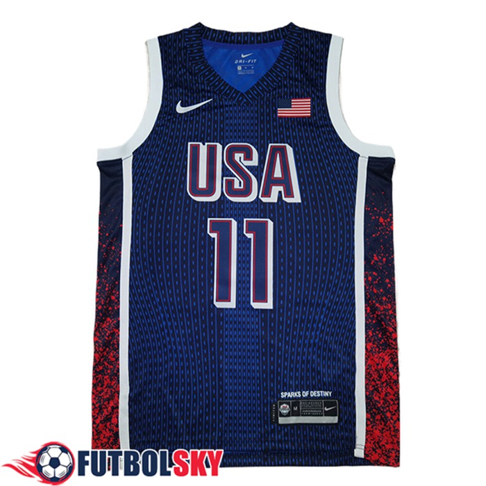 Camisetas De Futbol USA (EMBIID #11) 2024/25 Azul/Rojo