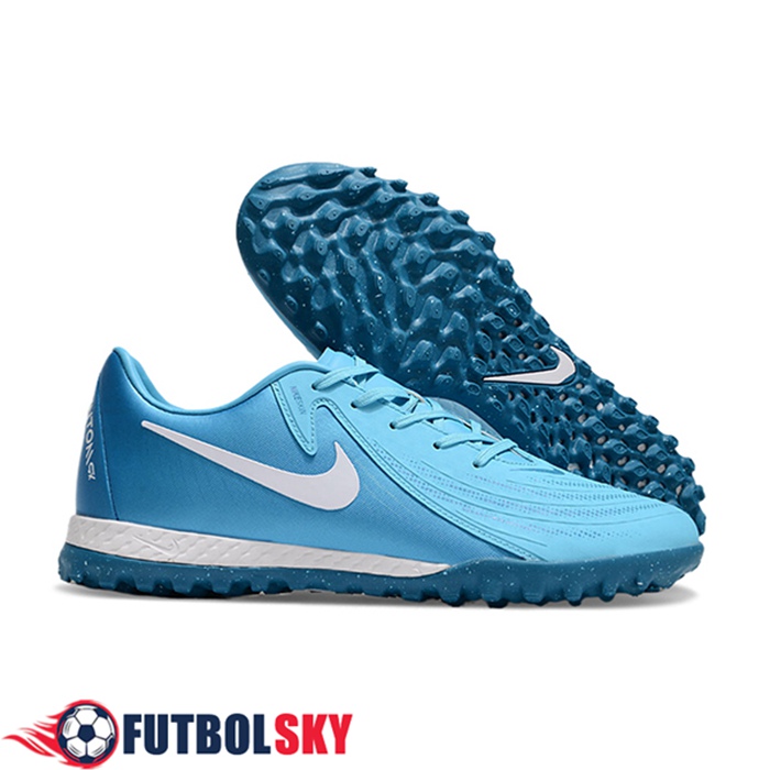 Nike Botas De Fútbol Phantom GX II ACAD LV8 TF Azul/Blanco