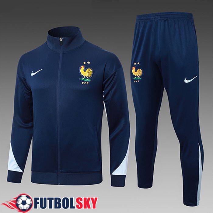 Chandal Equipos De Futbol Francia Ninos azul real 2024/2025 -02