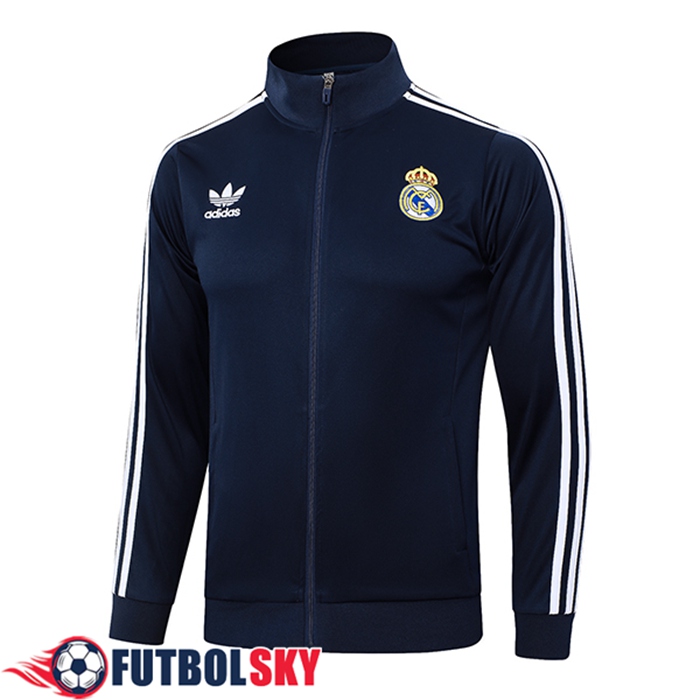 Chaquetas Futbol Real Madrid azul real 2024/2025